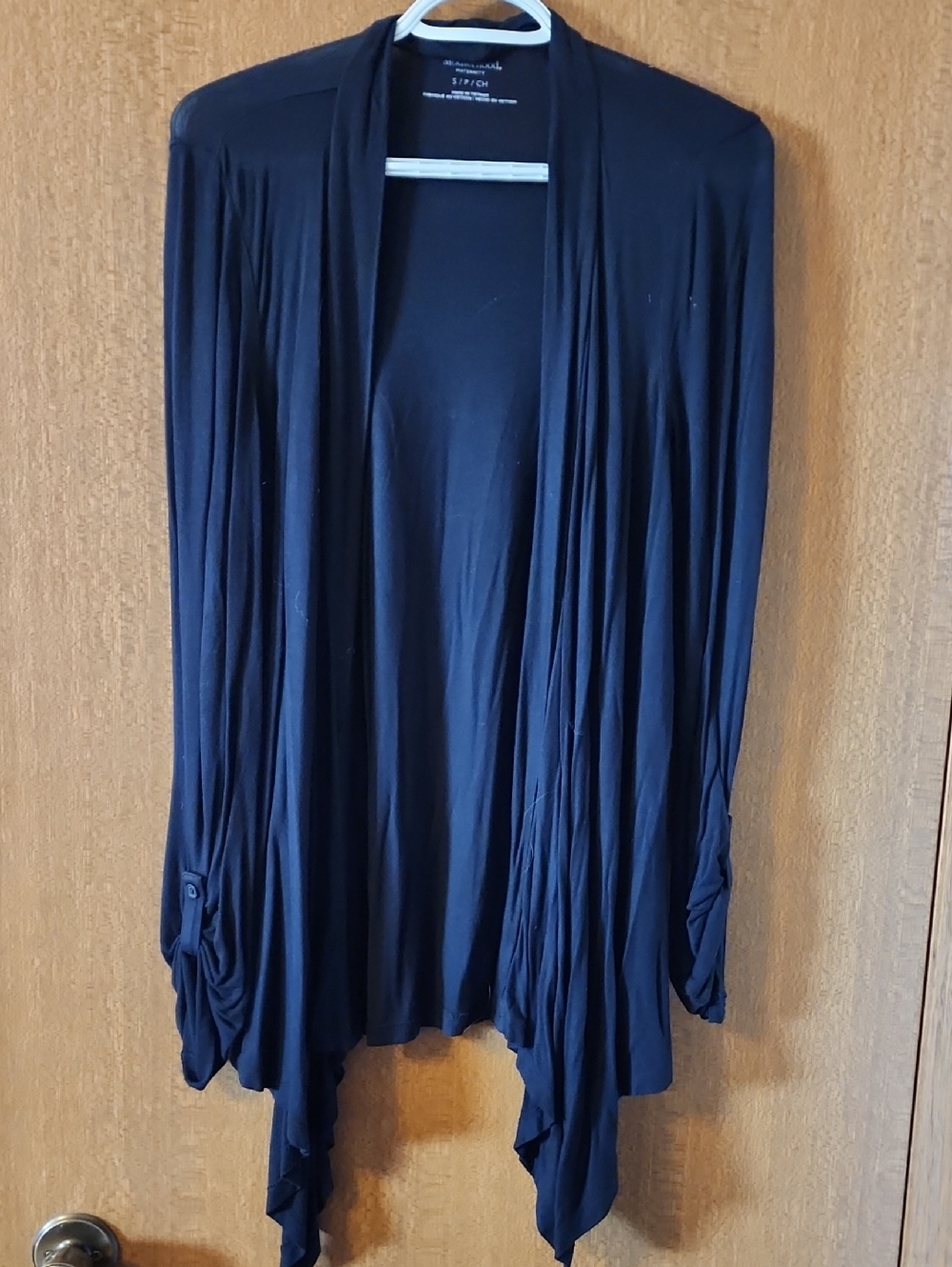 Motherhood Black Maternity Top